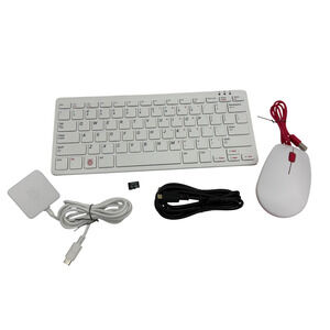 Raspberry Pi 400 Keyboard Computer Kit w/ Mouse, Power Supply, HDMI, 32GB SD